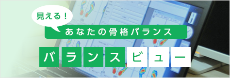 見える！あなたの骨格バランス「バランスビュー」